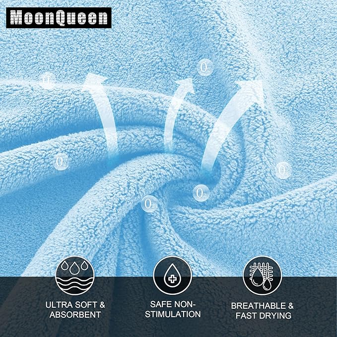 MOONQUEEN Ultra Soft Premium Washcloths Set