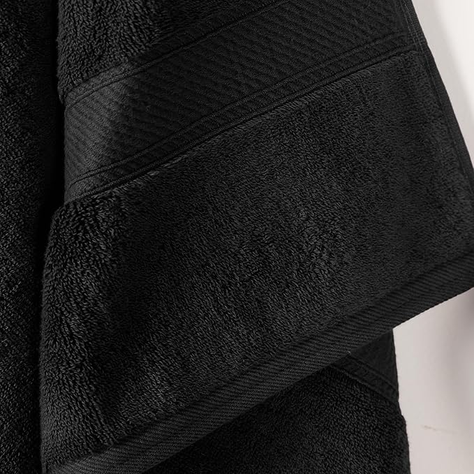 SUPERIOR Egyptian Cotton Pile Bath Towel Set of 2, Ultra Soft Luxury Towels
