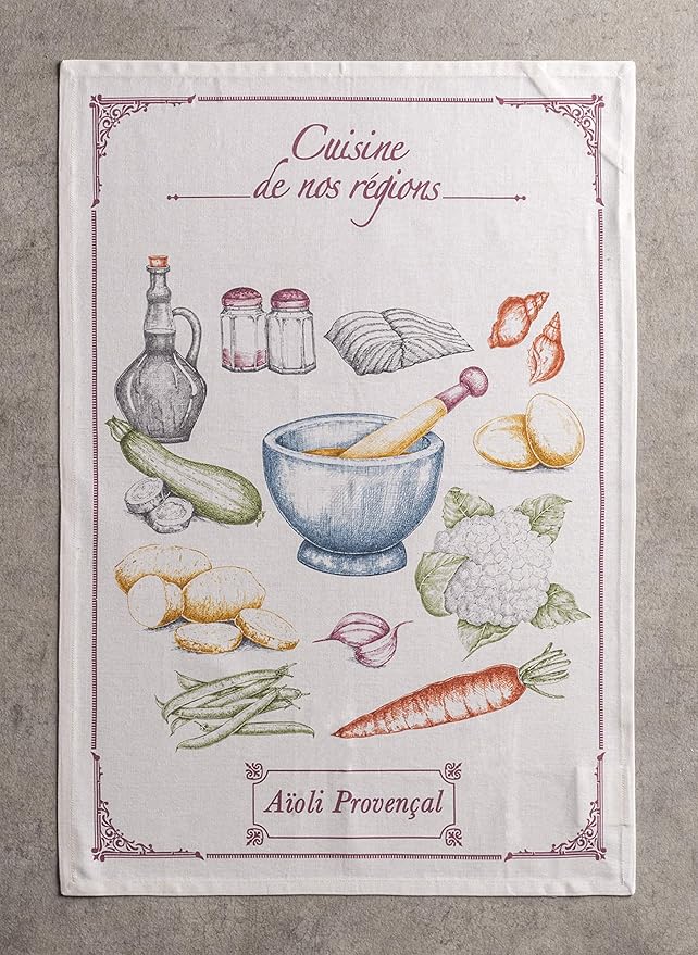 Maison d' Hermine Kitchen Towels Set of 3 100% Cotton 27.50" x 20" Reusable