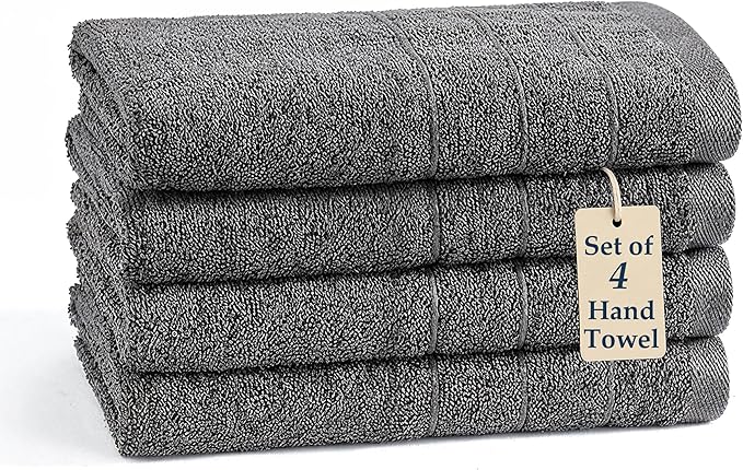 CASA PLATINO Hand Towels for Bathroom