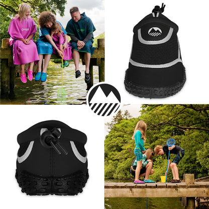 Lakeland Active Boy's Eden Aquasport Water Shoes - Black/White - 3 UK