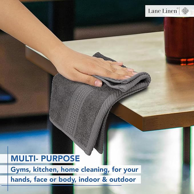 Grey Hand Towels for Bathroom