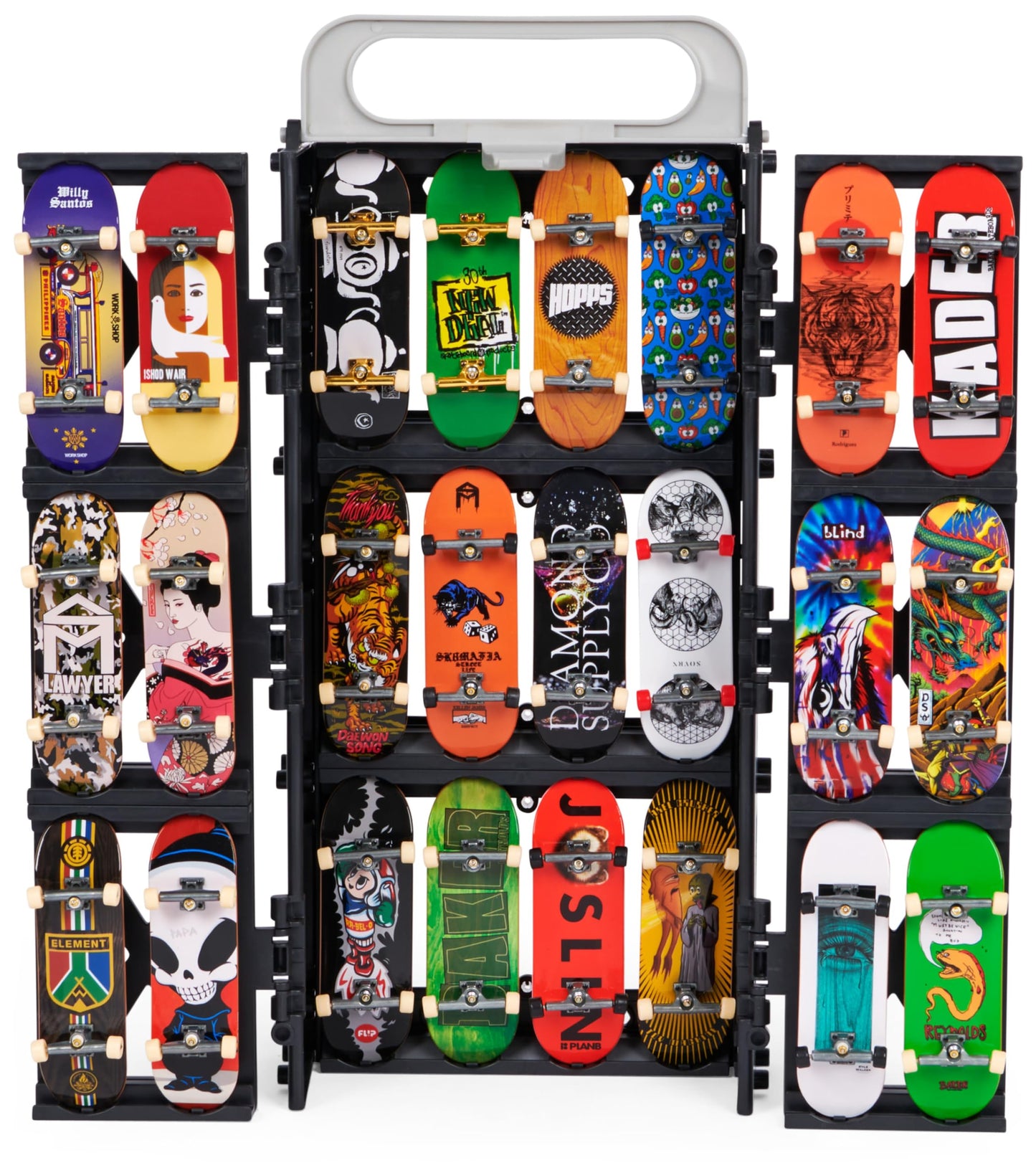 Tech Deck, Play and Display Transforming Ramp Set and Carrying Case with Exclusive Fingerboard, Kids Toy for Ages 6 and up