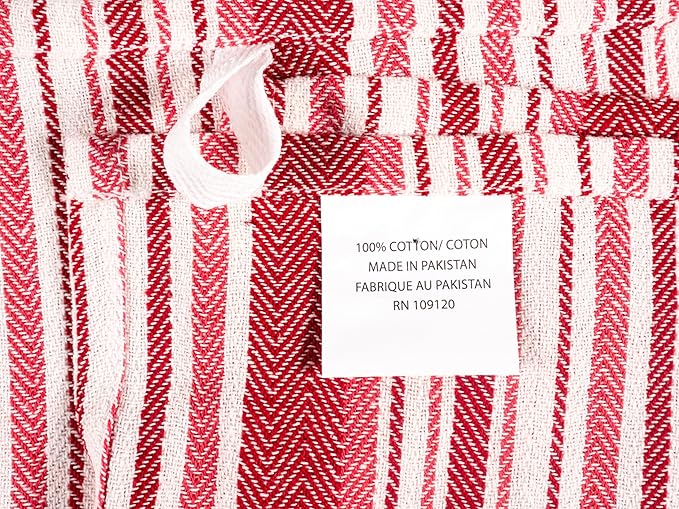 KAF Home Assorted Flat Kitchen Towels |100% Cotton