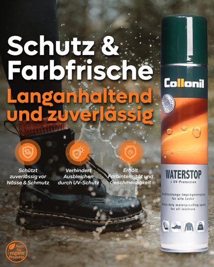 Collonil Unisex-Adult Waterstop 200ml Spray Shoe Care Product, Transparent, 200 ml (Pack of 1)