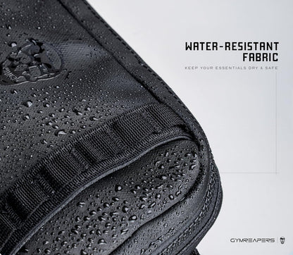 Gymreapers Travel Small Crossbody Bags for Men & Women with Hidden Pocket - Waterproof Crosssbody Fanny Pack for Men with Adjustable Shoulder Sling Belt for Traveling, Running & Hiking (Onyx)