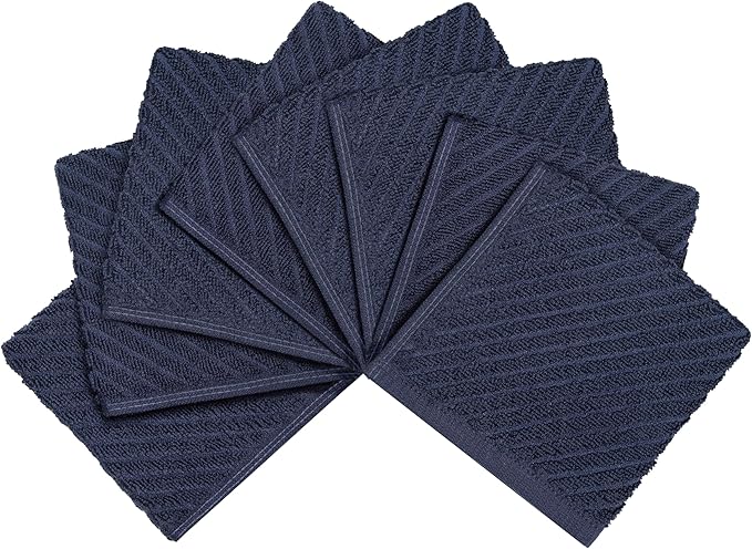 Bumble Towels Premium Kitchen Dish Cloths | 8 Pack | Diagonal Deluxe Dish Cloth