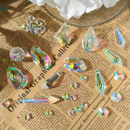 Worgree DIY Suncatcher Kit 460pcs Sun Catchers Making Supplies Art and Crafts for Adults Hanging Prism Sun Catcher with Crystals Ball Indoor Window Home Wedding Garden Festival Decor Gifts
