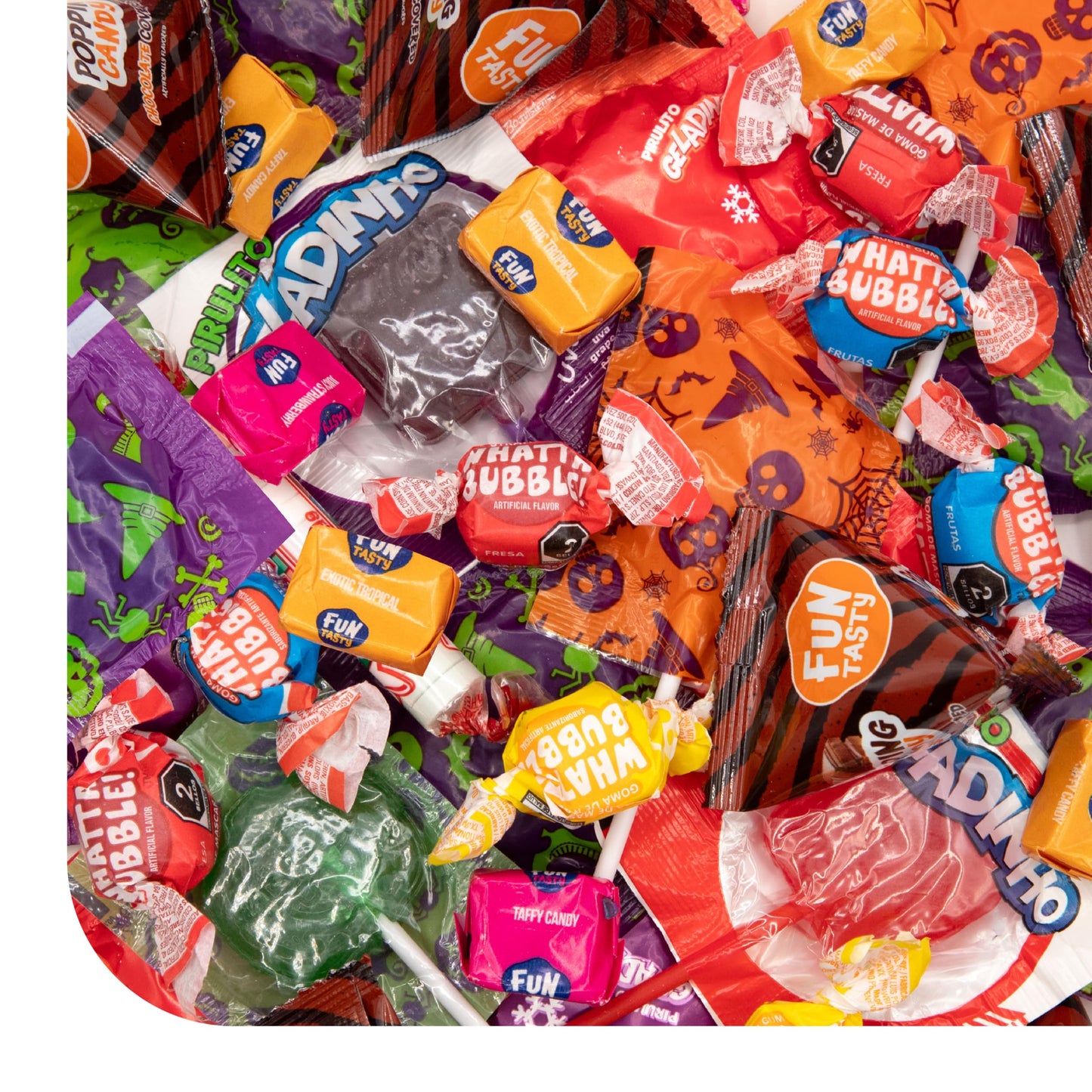 Halloween Candy Bulk 10-Pound Box - Party Mix - Popping Rocks, Lollipops, Taffies, Gum - Trick or Treat Candy Variety Pack - Assorted Goody Bags and Pinata Fillers