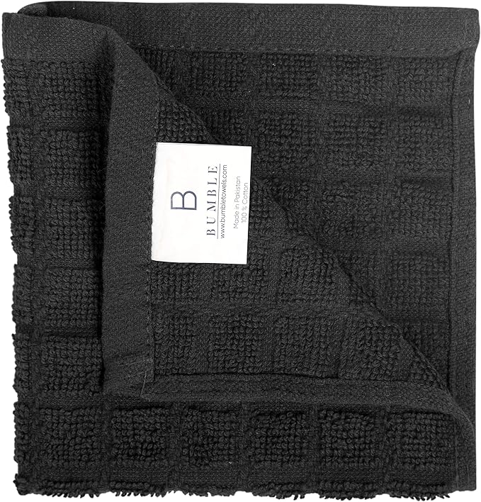 Bumble Dish Cloths | 12" x 12" | 100% Cotton Kitchen Towels | 405 GSM | Soft
