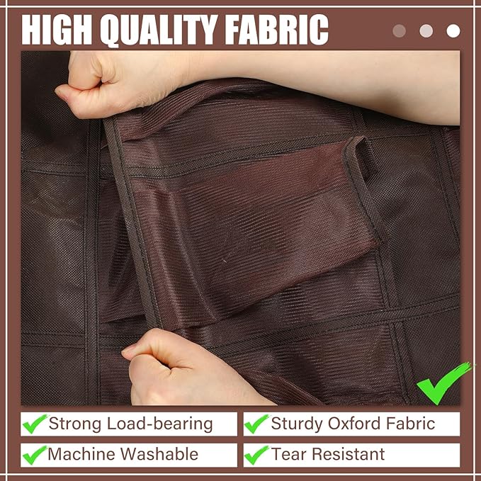 Windyun 40 Over the Door Shoe Organizer Large Breathable Mesh Pockets Hanging