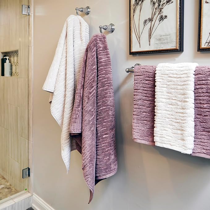 SKL Home CloudSoft Cotton Luxury 4 Pc Bath Towel Set