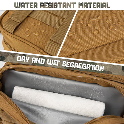 QT&QY Tactical Toiletry Bag For Men Hygiene Bag EDC Military Tool Molle Pouches Small Dopp Kit Mens Shaving Kit Travel shower Bags