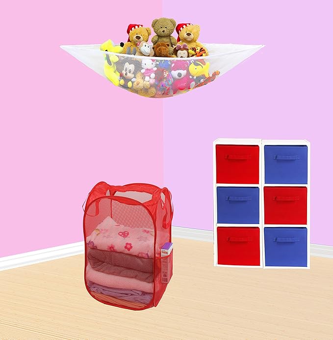 Simple Houseware Mesh Pop-Up Laundry Hamper Basket