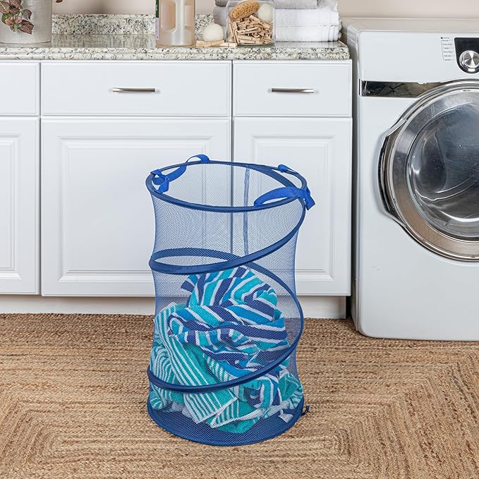 Household Essentials Pop-Up Mesh Laundry Hamper