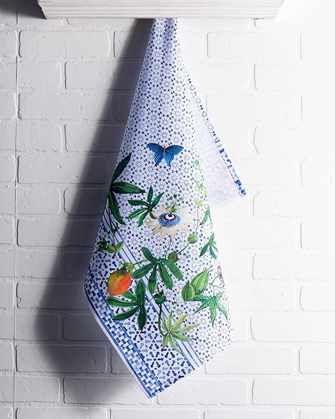 Maison d' Hermine Kitchen Towels Set of 3 100% Cotton 27.50" x 20" Reusable