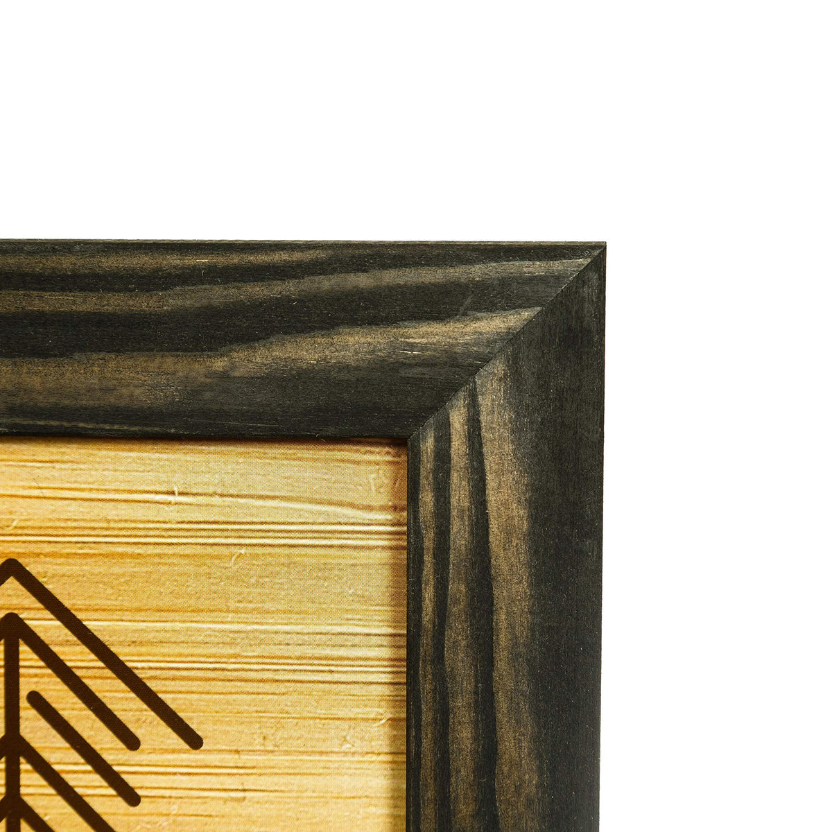8.5 x 11 Wooden Rustic Picture Frames - Set of 2 for Diploma Documents and Certificates Wall Mount and Tabletop - Natural Wood Photo Frame - Charcoal