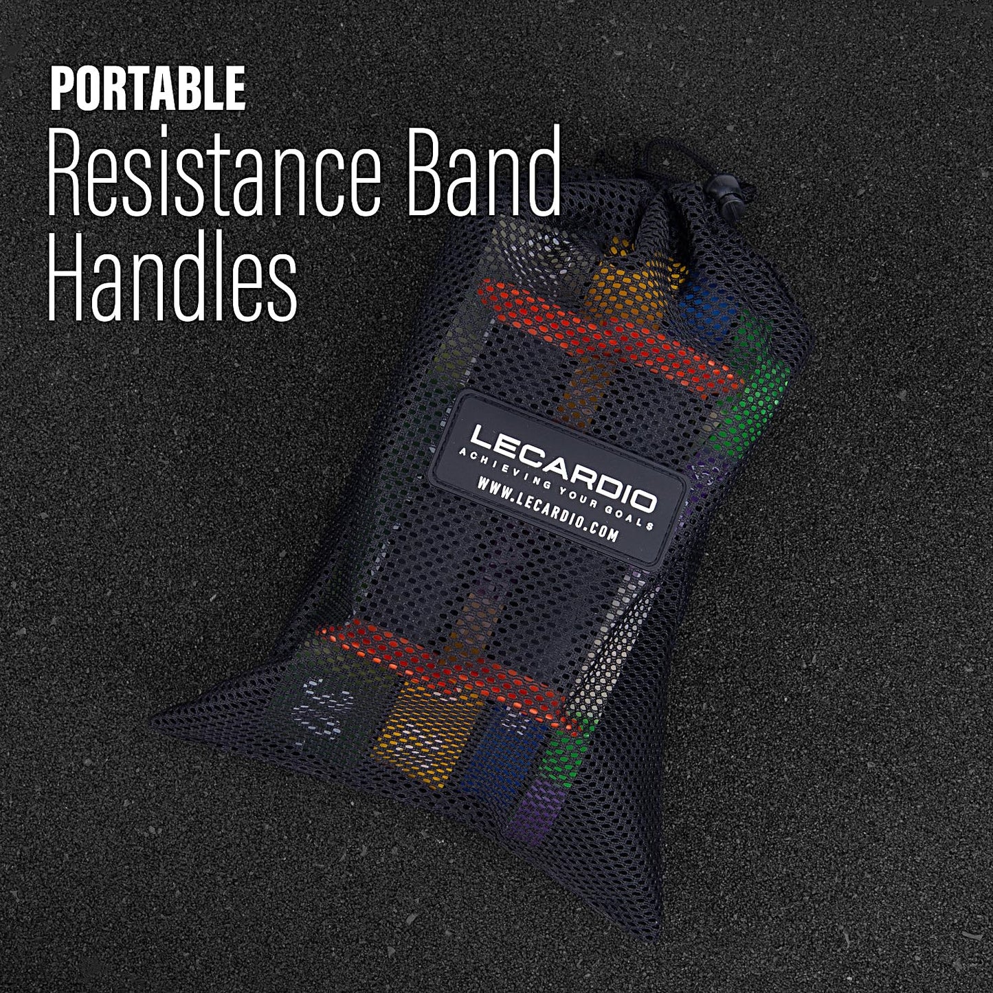 LECARDIO Handles for Resistance Bands, for Pull Up Assistance Bands, Protect Your Hands from Injury