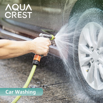AQUA CREST Flexible Hose Protector-Eliminates Hose Crimping and Straining at Faucets and Water Connections for RV, Garden & Car Wash Hose Extension Adapter, Pack of 2