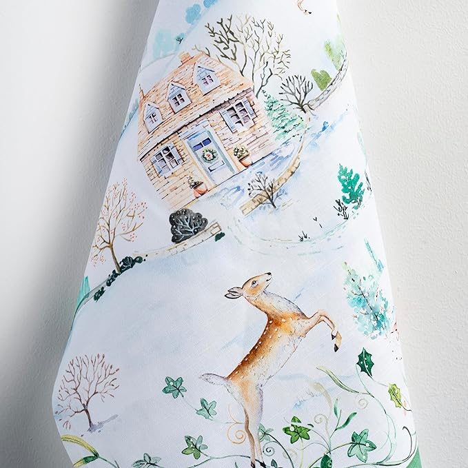 Maison d'Hermine Kitchen Towels Set of 3 100% Cotton 27.50" x 20" Reusable