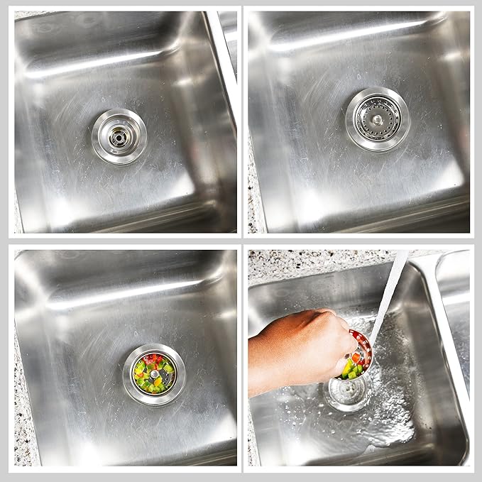 K&J Kitchen Sink Strainer Stopper