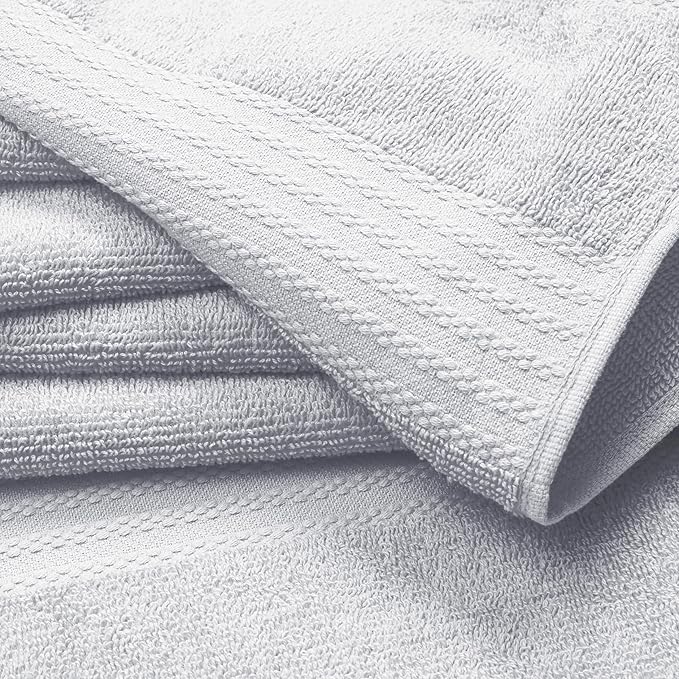 GLAMBURG Ultra Soft 8 Piece Towel Set