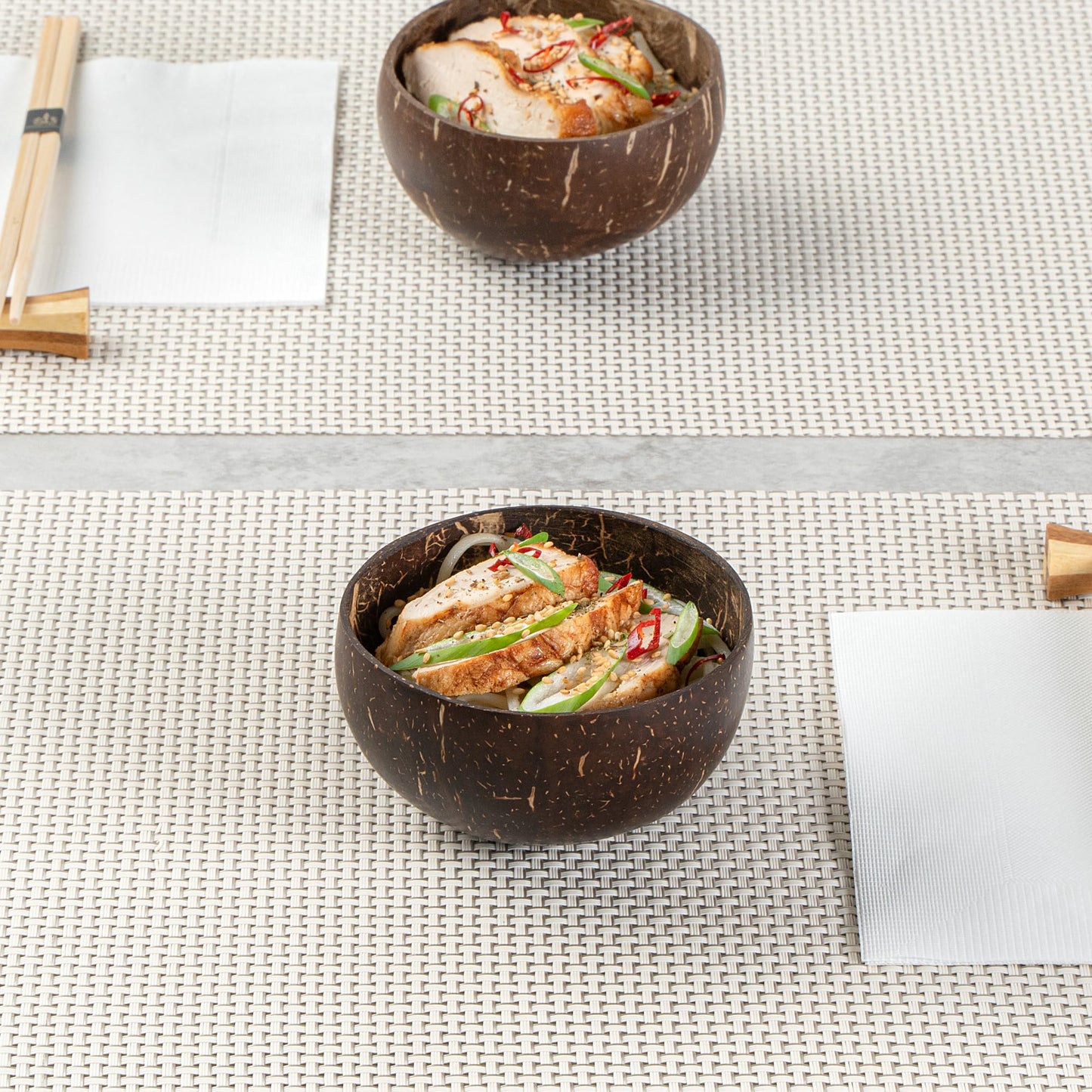Restaurantware Coconut Shell Bowls 1 Count 10.2 Oz Coconut Serving Bowl With Polished Finish, Decorative Handcrafted Coconut Shell, Decorative Reusable