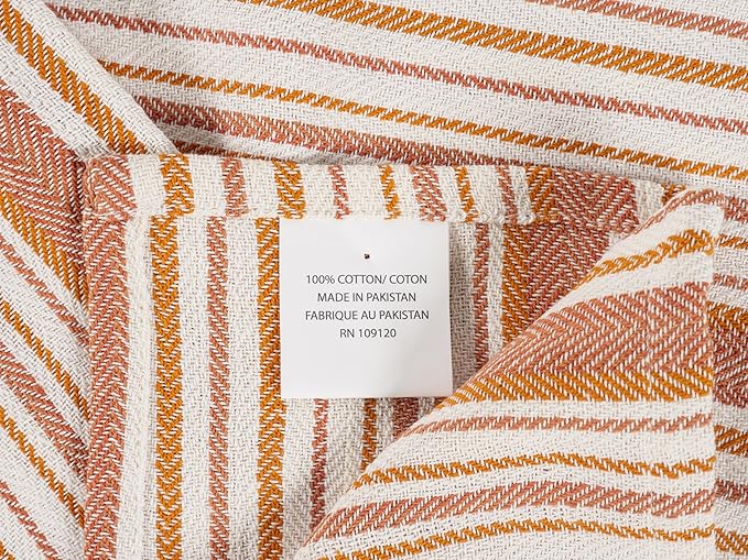 KAF Home Assorted Flat Kitchen Towels | 100% Cotton