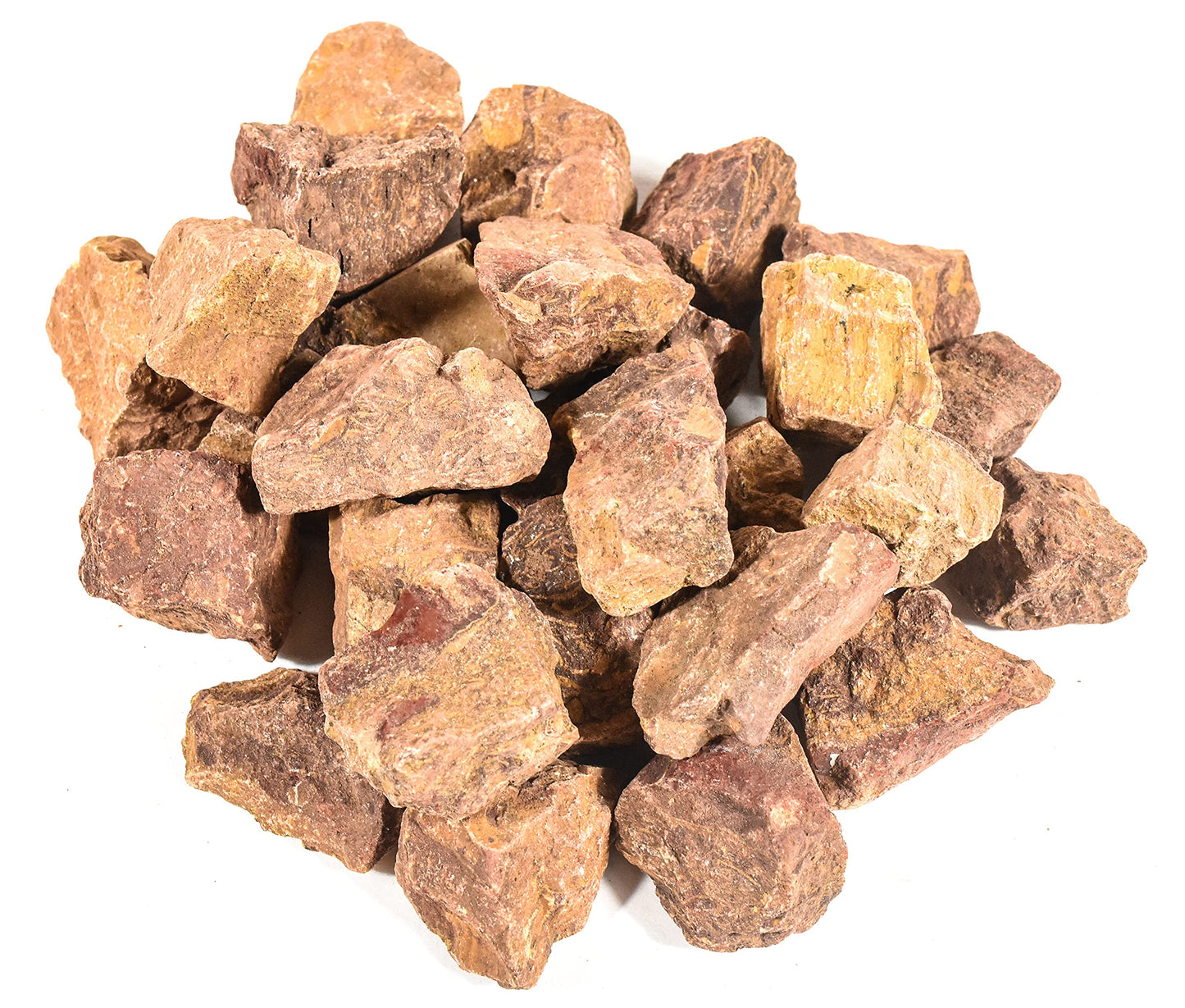 HQRP 10PCS Elephant Skin/Mariam Jasper Rough Stones Natural Fossil Coquina Jasper Crystal Arabic Calligraphy Mineral Rocks - India