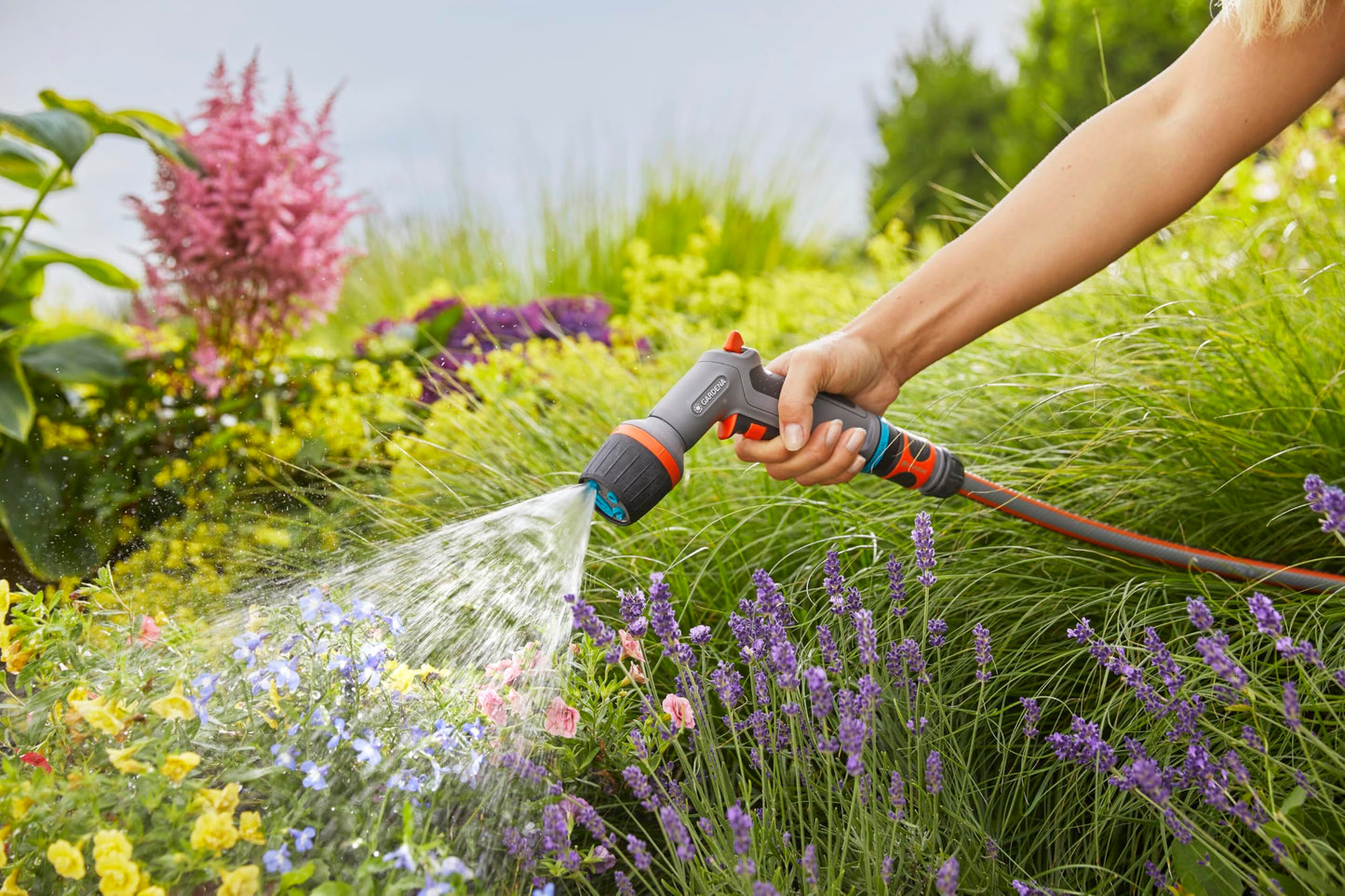 Gardena Comfort Cleaning Nozzle ecoPulse™: Spray Nozzle for high-Performance, Water-Saving Cleaning with Lock and Frost Protection (18304-20)