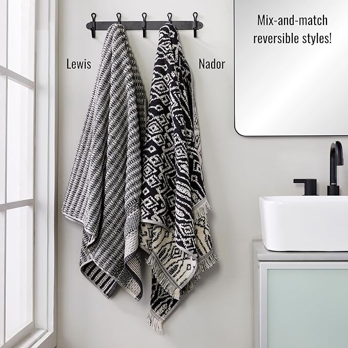 SKL Home Nador Jacquard Bath Towel