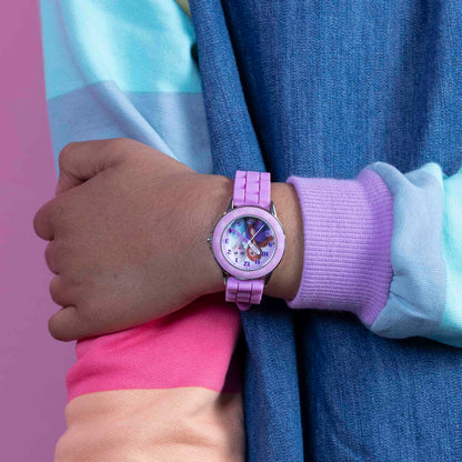 Disney Frozen Girl's Analog Quartz Watch with Silicone Strap FZN9505