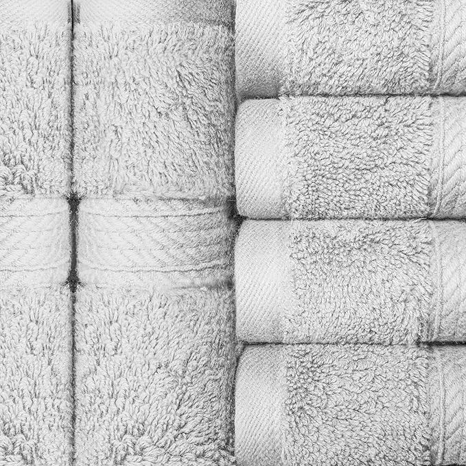 SUPERIOR Solid Egyptian Cotton Face Towel Set