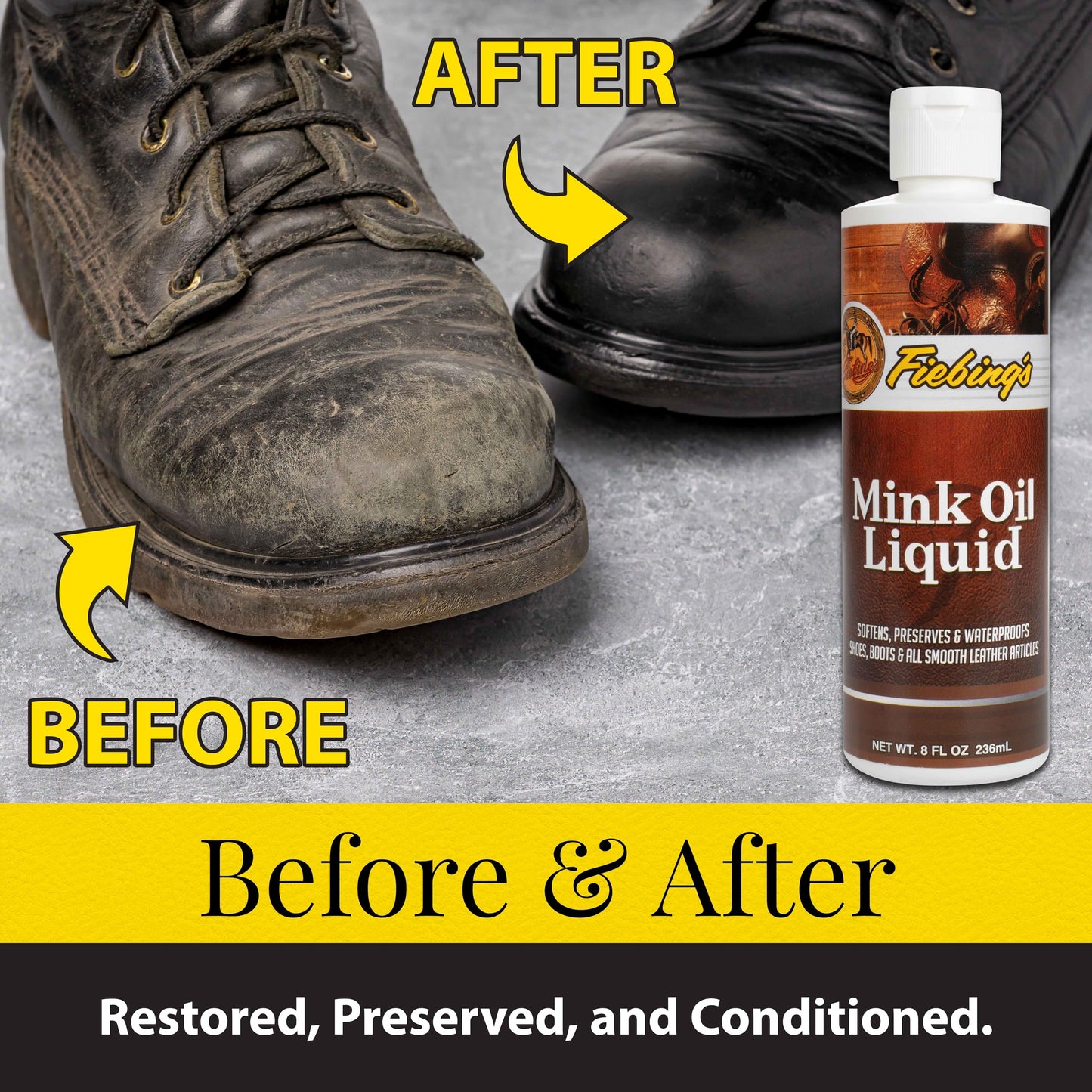 Fiebing's Mink Oil Liquid, 8 oz