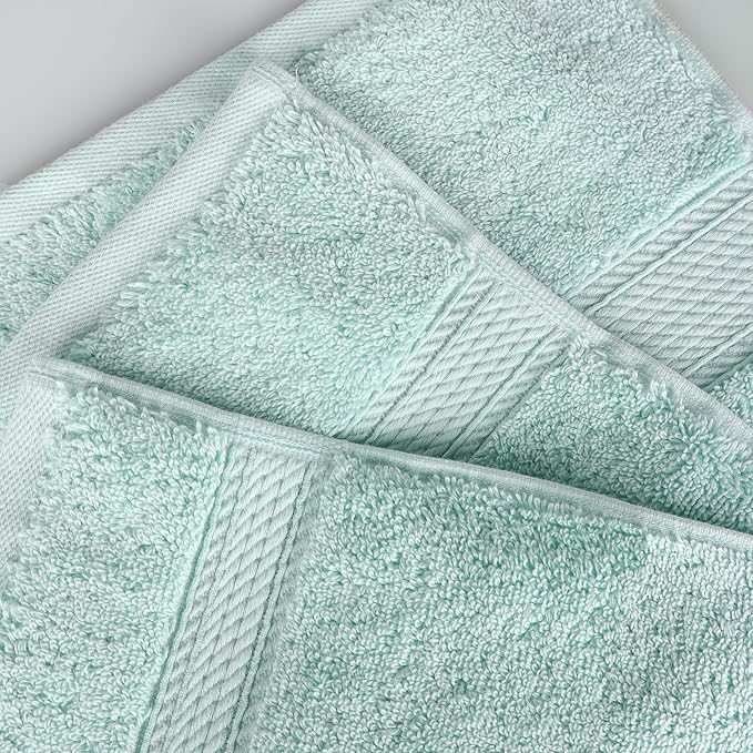 Superior Egyptian Cotton Pile 9 Piece Towel Set, Includes 3 Bath, 3 Hand