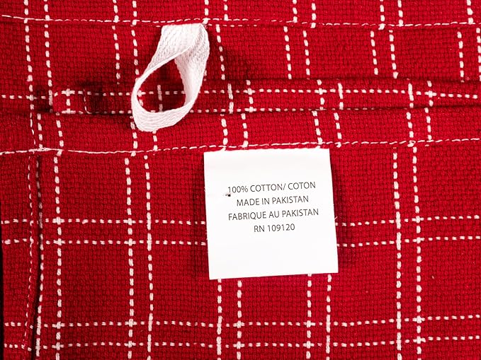 KAF Home Assorted Flat Kitchen Towels |100% Cotton