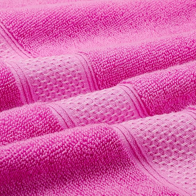 Cotton Bath Towels Set, 2-Piece Set Super Absorbent Quick Drying, Suitable