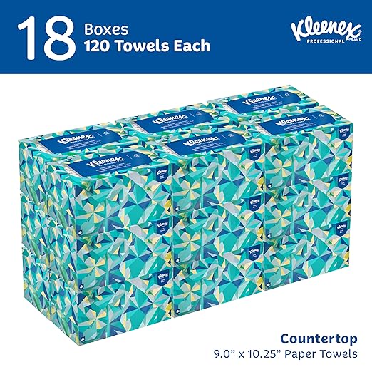 Kleenex Professional Paper Hand Towels, Premium Absorbency Pockets, Pop-Up Box
