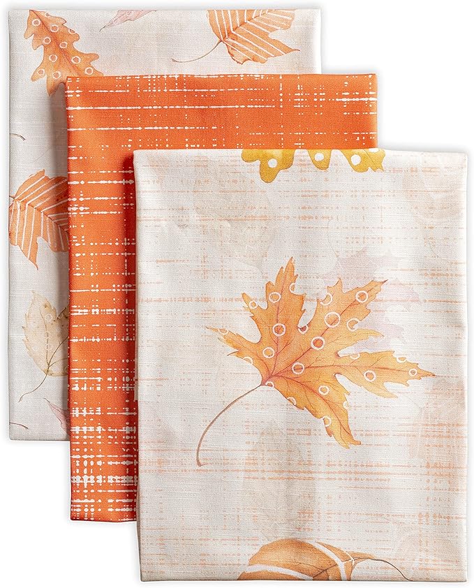 Maison d' Hermine Kitchen Towels Set of 3 100% Cotton 20" x 27.5" Reusable