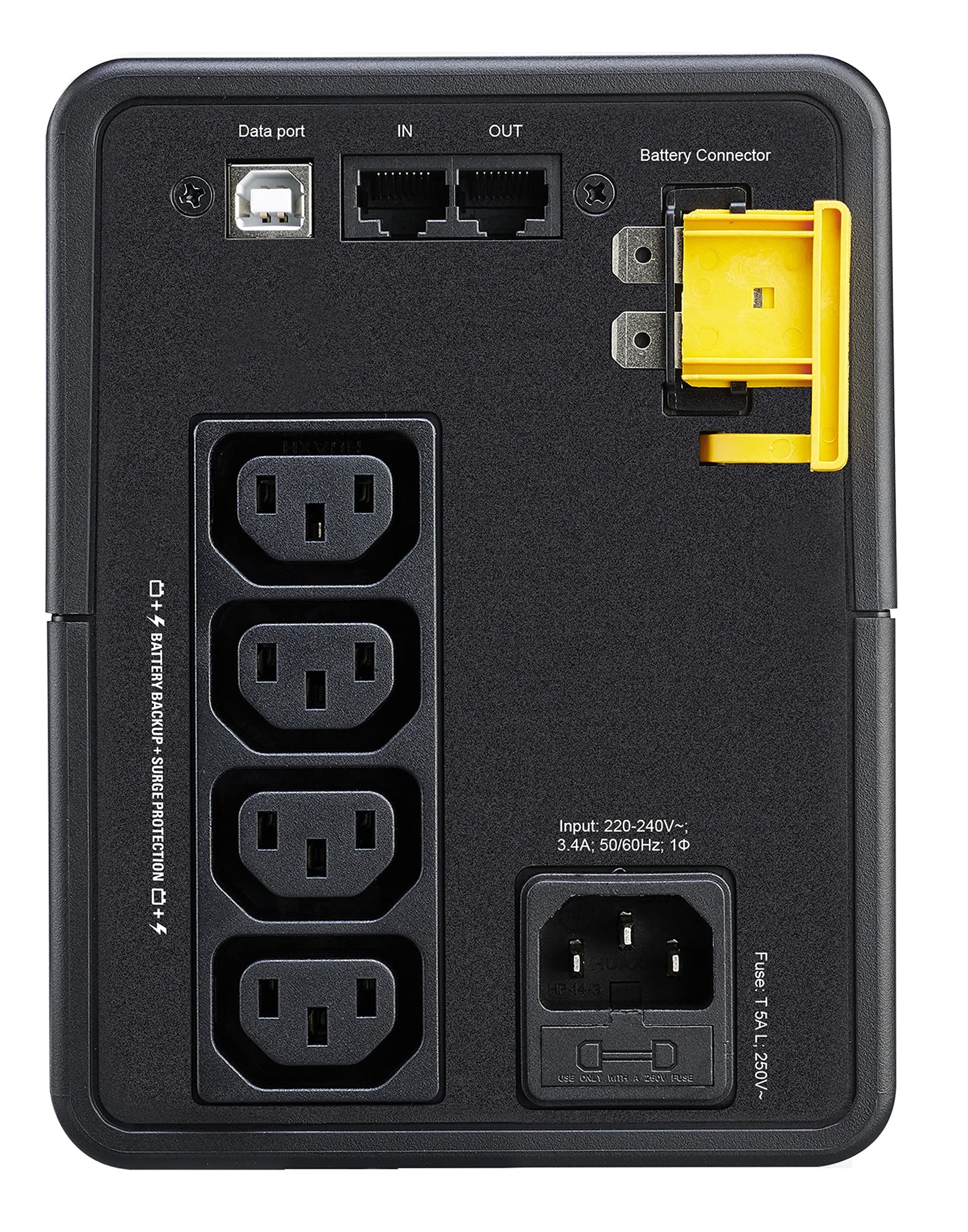 APC Back UPS - BX750MI - UPS 750VA Battery Backup & Surge Protector, Backup Battery With AVR, Dataline Protection, Uniterruptible Power Supply BX750MI