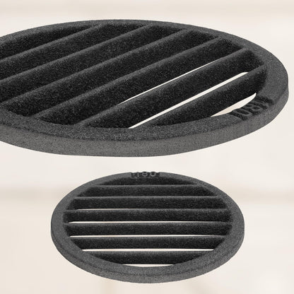 KOTARBAU 5907465917032 Kaminrost Fireplace Grate, Black, Ø 18 cm