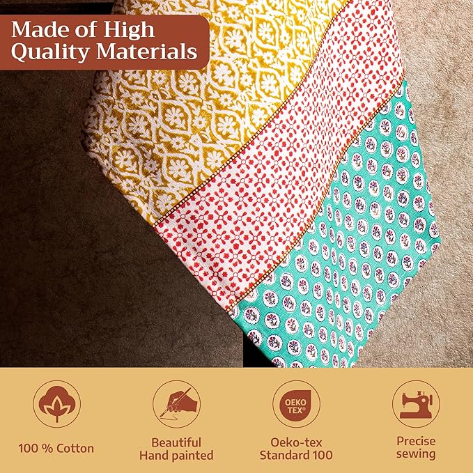 Maison d' Hermine Kitchen Towels Set of 3 100% Cotton 27.50" x 20" Reusable