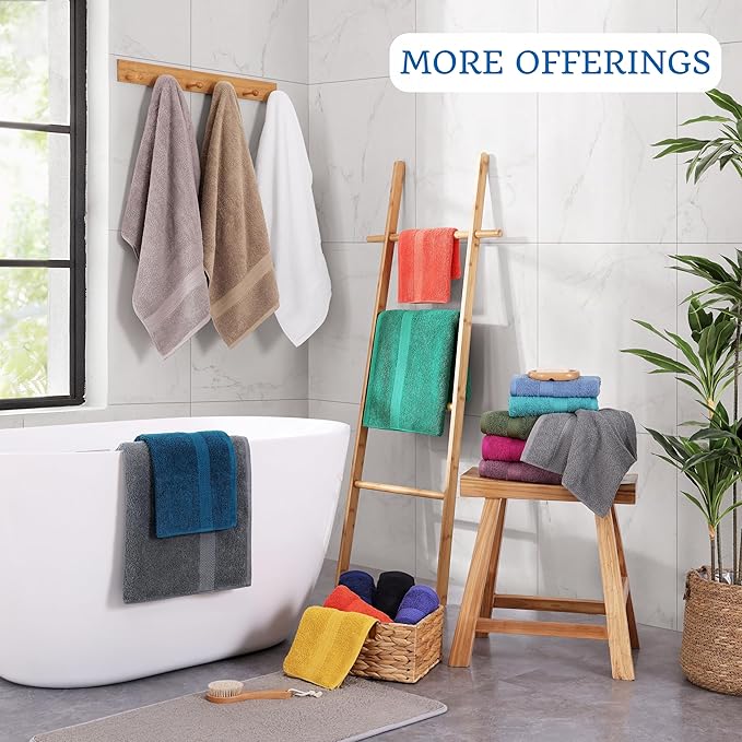 LANE LINEN 100% Ring Spun Cotton Bath Sheets