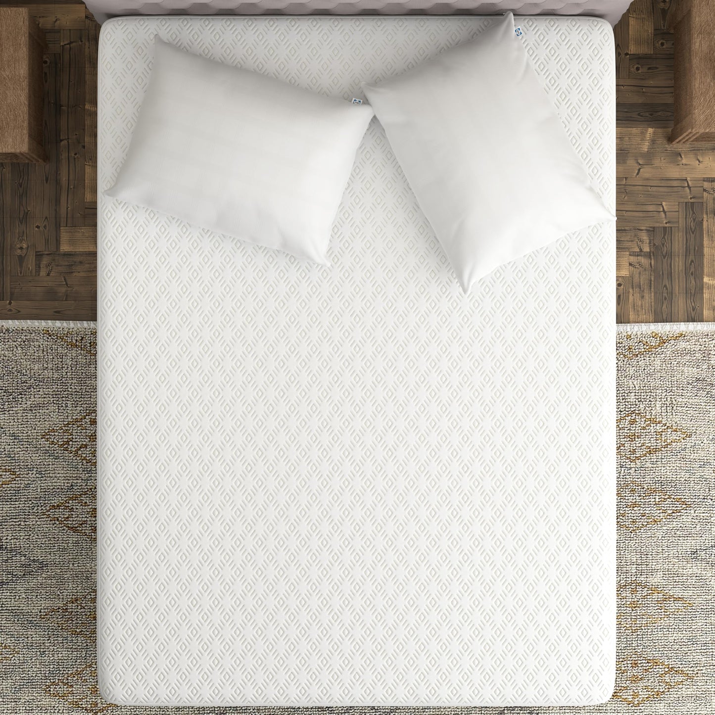 Sealy Flex Copper Mattress Cover Protector, Queen- PerfectGrip Stretch Sidewalls Fitted, Waterproof