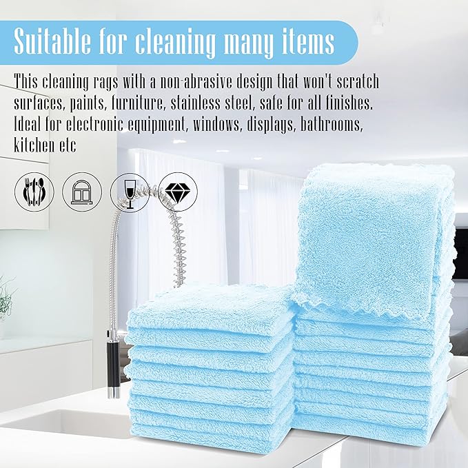 Sunny zzzZZ 24 Pack Kitchen Dishcloths