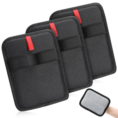 Guiqulai 3 Pcs Pet Hair Remover Gloves Reusable Electrostatic Cat Dog Hair Remover Glove Pet Hair Removal Tool for Couch Furniture Curtain Carpet
