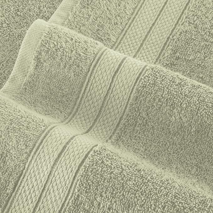 Elegant Comfort Luxury 6-Piece Towel Set, Premium Soft 100% Turkish Cotton