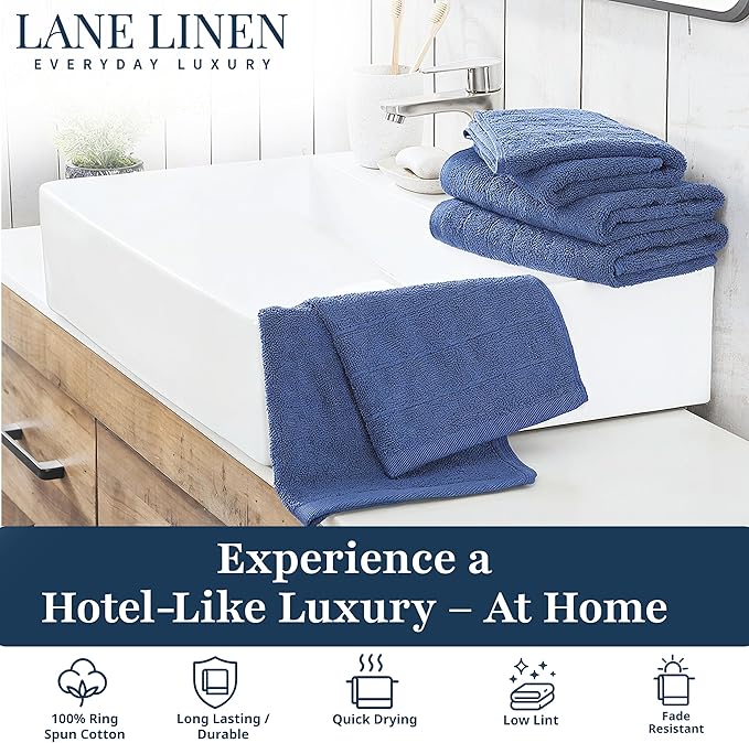 LANE LINEN Bath Hand Towels for Bathroom