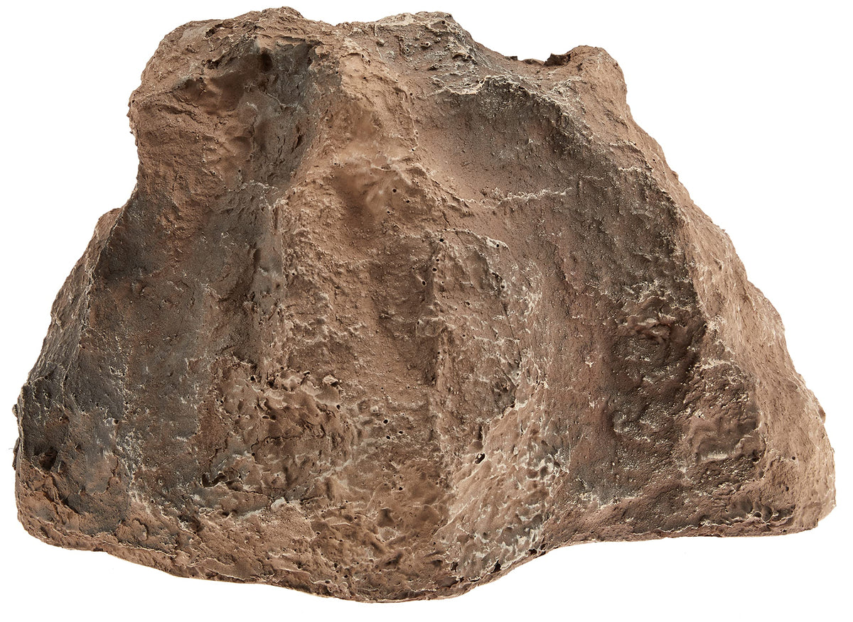 Forever Bamboo Artificial Rock for Landscaping Faux Rock Well Pump Cover for Decorating to Hide Pipe Fiberglass Boulder Covers Small Beige 9 in H x 13 in W x 16 in L