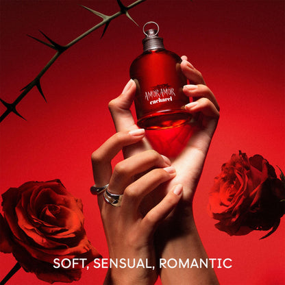 Cacharel Amor Amor Eau de Toilette Spray Perfume for Women, Notes of Blackcurrant, Lily of the Valley & Vanilla, Floriental Fruity Fragrance With Long Lasting Scent, 1.0 Fl Oz